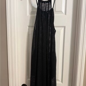 Maxi Black Knit Coverup XL